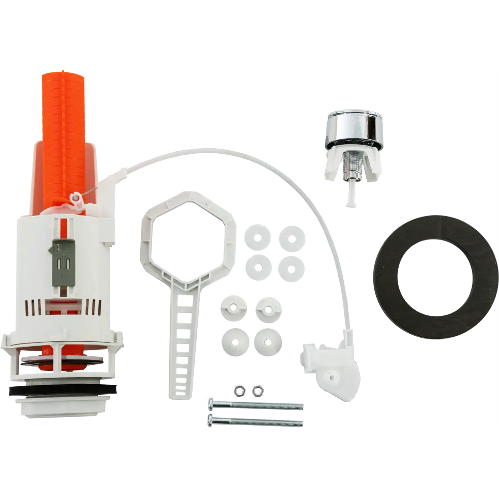 Сливной механизм Equation с двойной хромированной кнопкой и тросовым приводом 82259410 STLM-0023452 - Вид №1