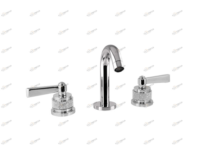 271021.PH0.50 Биде с тремя отверстиями и Swarovski Яркий хром Mestre 