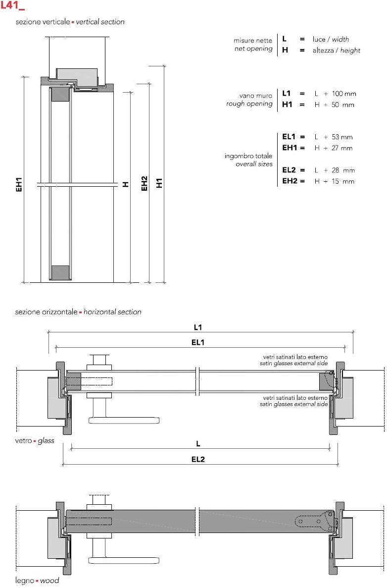 Lualdi Распашная дверь из алюминия и стекла со скрытыми петлями Architectural Santreyd sun-id-1483199 - Вид №12