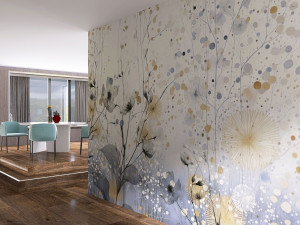 Обои с цветочными мотивами