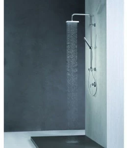 newform Настенная душевая стойка с переключателем и ручным душем Set doccia 486