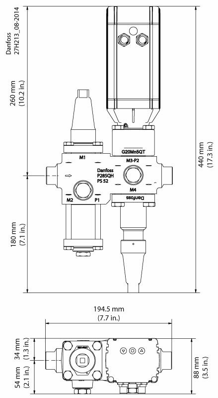 Danfoss ICF 15 — многофункциональные клапанные станции ICF 15-4-18 (15 D) Клапан-регулятор унив 027L4579  - Вид №12