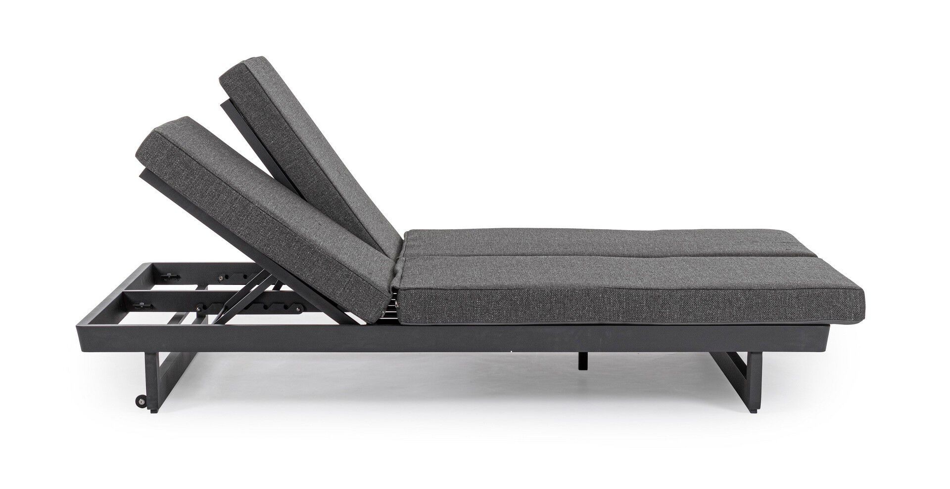 Двуспальная Садовая кровать с откидной спинкой из ткани BIZZOTTO Infinity ARCH-00146057 - Вид №17