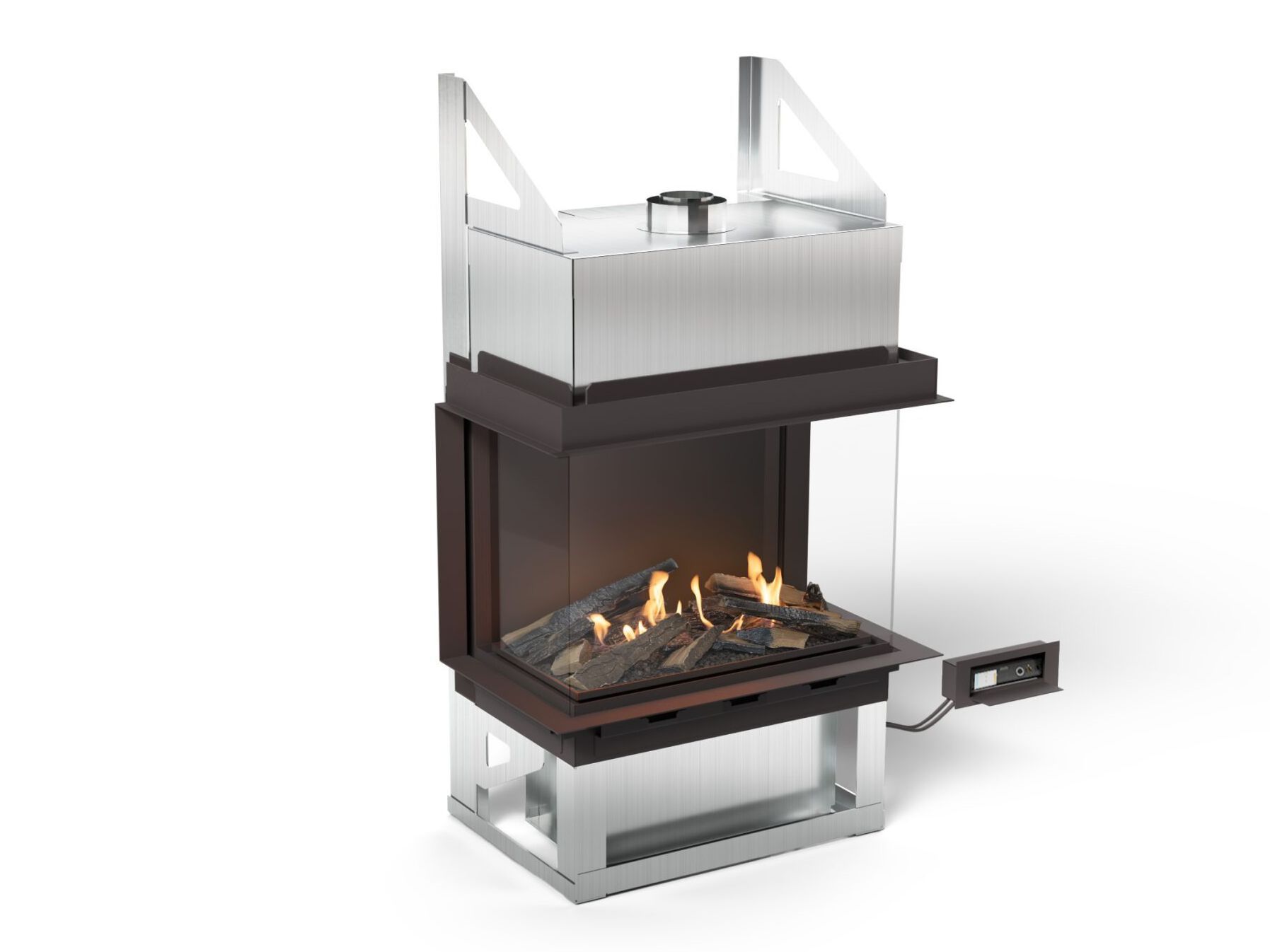 Встроенный камин из закаленного стекла на биоэтаноле Planika Sono ARCH-00139747 - Вид №1