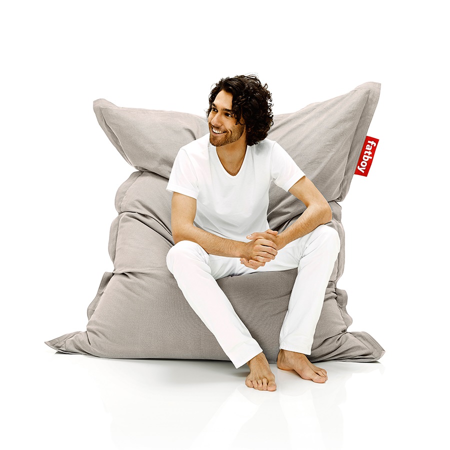 Кресло-мешок Fatboy the original серебристый меланж 102452 - Вид №1