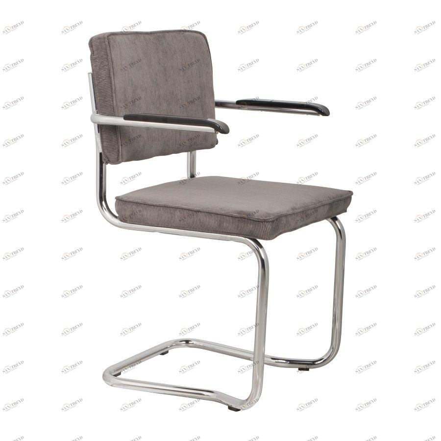 Кресло Ridge Kink Rib серое Zuiver 1200048