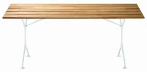 Alias Складной прямоугольный садовый стол из алюминия и дерева Teak setes