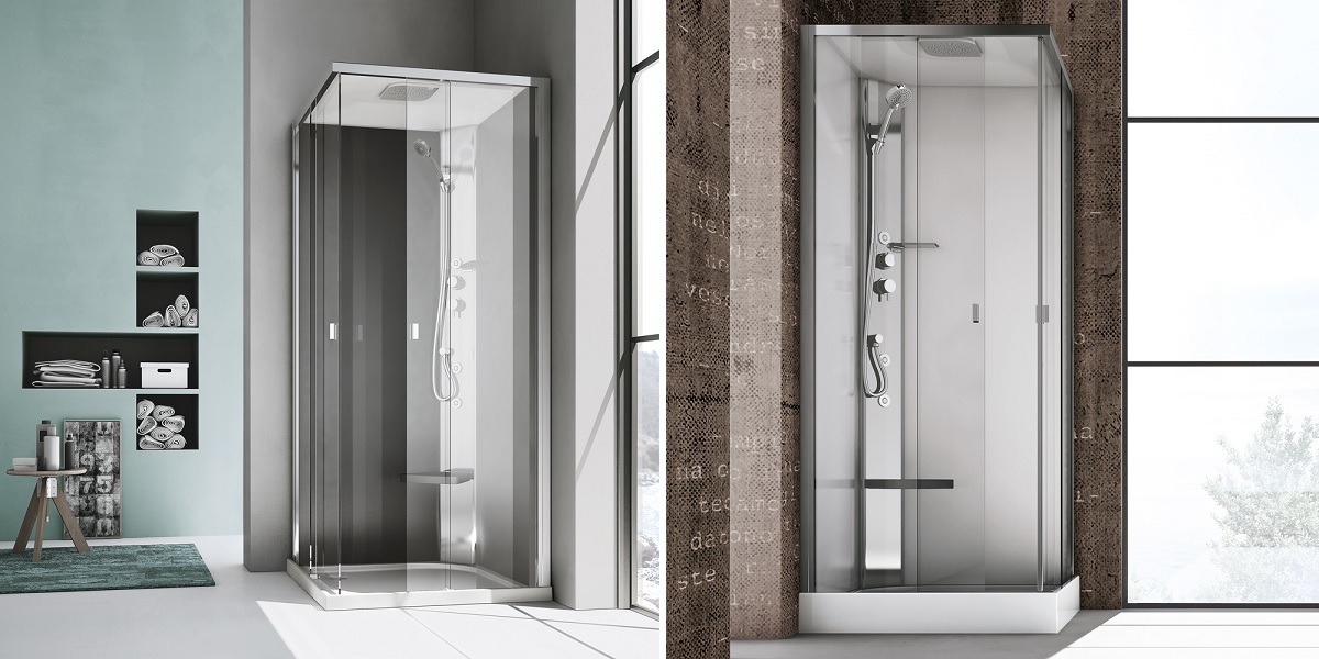 Душевая кабина угловая Sound Junior 90/90 см 1SDC2N3 Gruppo Geromin - Вид №1