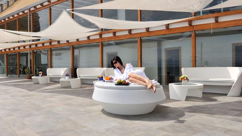 SLIDE Круглый светящийся пуф из полиэтилена sun-id-1379791 - Вид №6