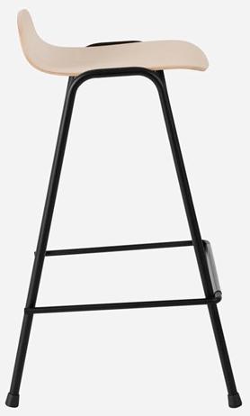 Hem Табурет из стали и дерева с подставкой для ног Touchwood sun-id-1402167 - Вид №2