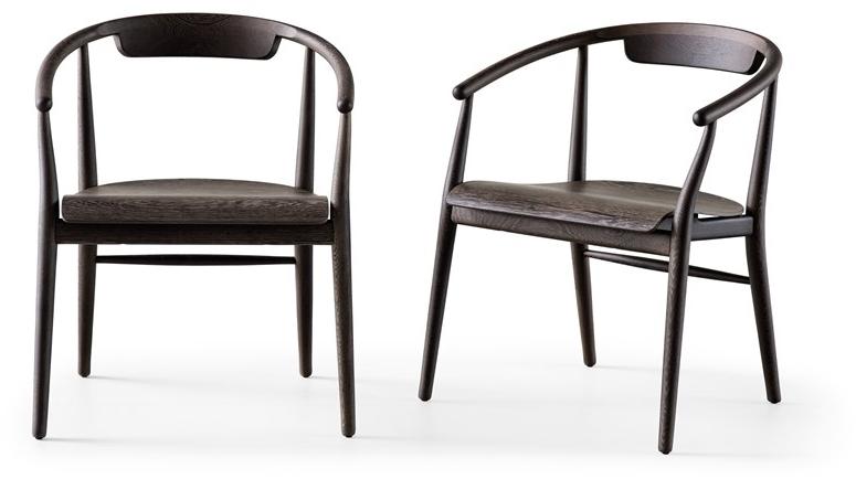 B&B Italia Деревянный стул с подлокотниками Jens sun-id-1412028 - Вид №1