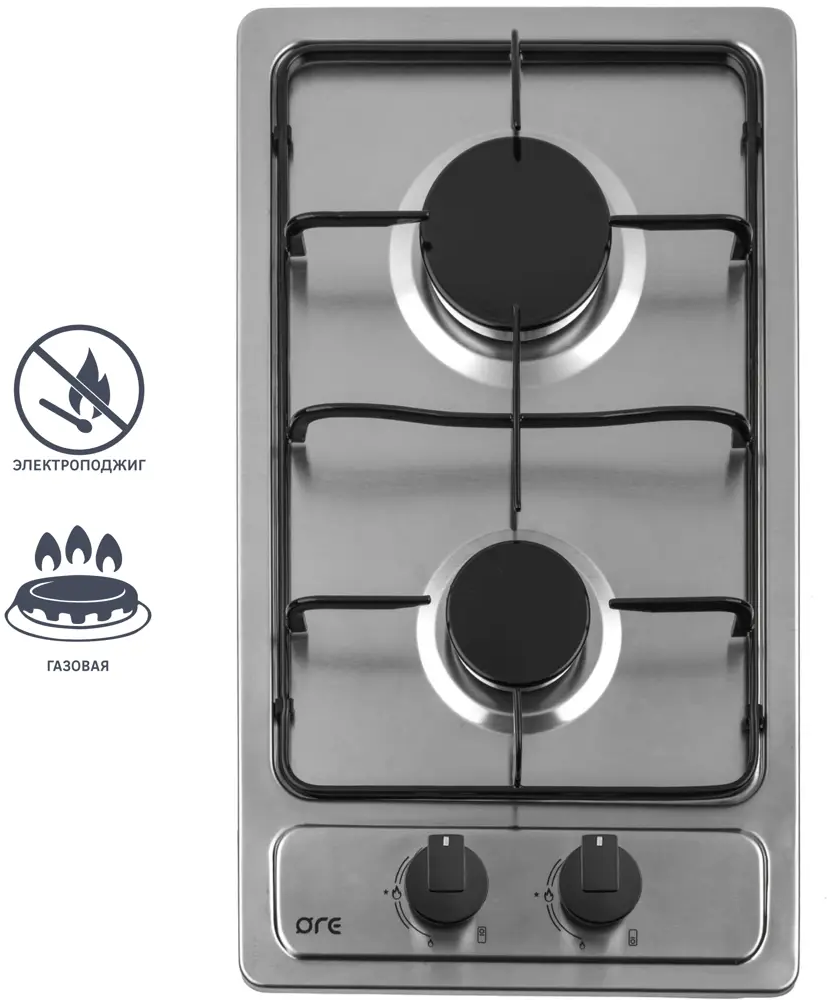 Газовая варочная панель ORE LGA30A с электроподжигом для компактной кухни 81953846