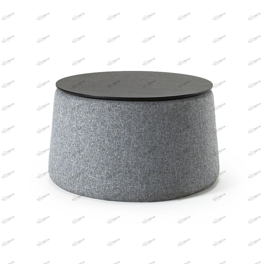 Столик для хранения со столешницей из темного дуба, 70 см, гранит Innovation Living 957602385654