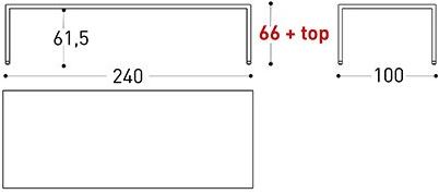 Varaschin Прямоугольный садовый стол из hpl Victor 92tl - Вид №9