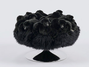 Полиэстер круглый пуф