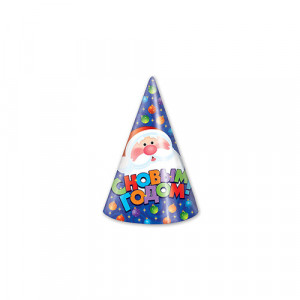 109469 PR Колпачок №1 6 шт. С Новым Годом Елочные игрушки Патибум