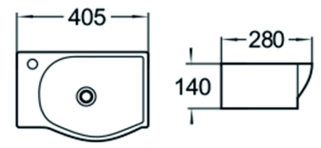 Раковина чаша SL-2018R SANTILINE  - Вид №1