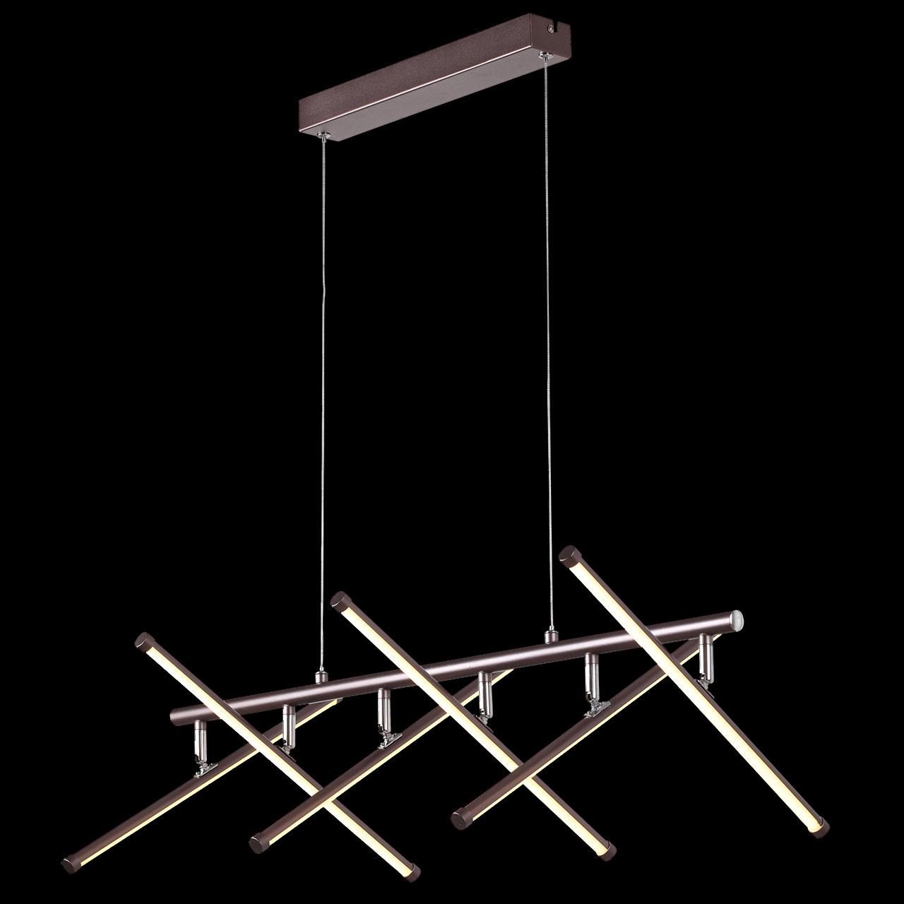 Подвесная светодиодная люстра ST Luce SLD003.303.06 ST LUCE ДИЗАЙНЕРСКИЕ 328748 Коричневый  - Вид №1