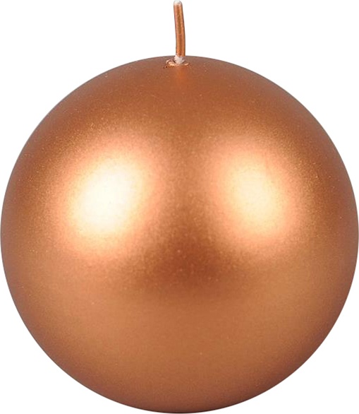 10602864 Luz your senses Свеча-шар Luz your senses 8см (медный) Парафин 