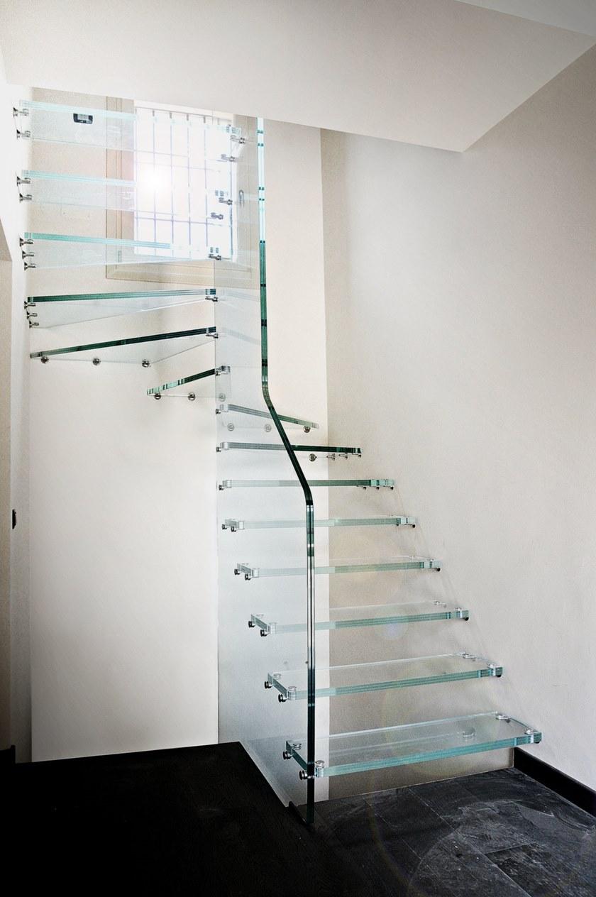 Officine Sandrini Открытая лестница из стекла sun-id-1466783 - Вид №8