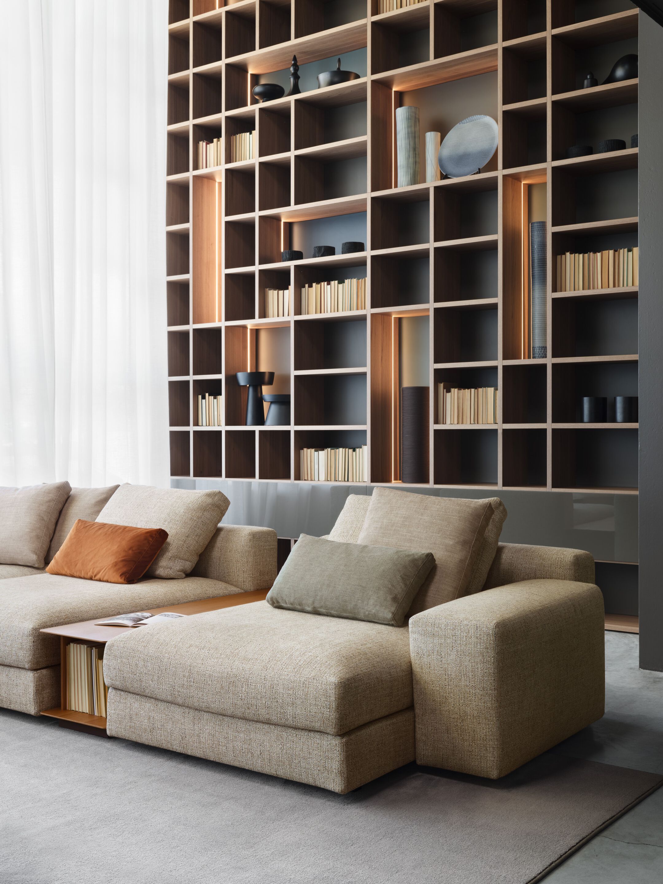 Индивидуальный модульный модульный книжный шкаф Lema Selecta ARCH-00117006 - Вид №2