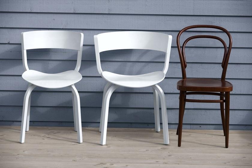 Thonet Деревянный стул с подлокотниками 404 sun-id-1503599 - Вид №5