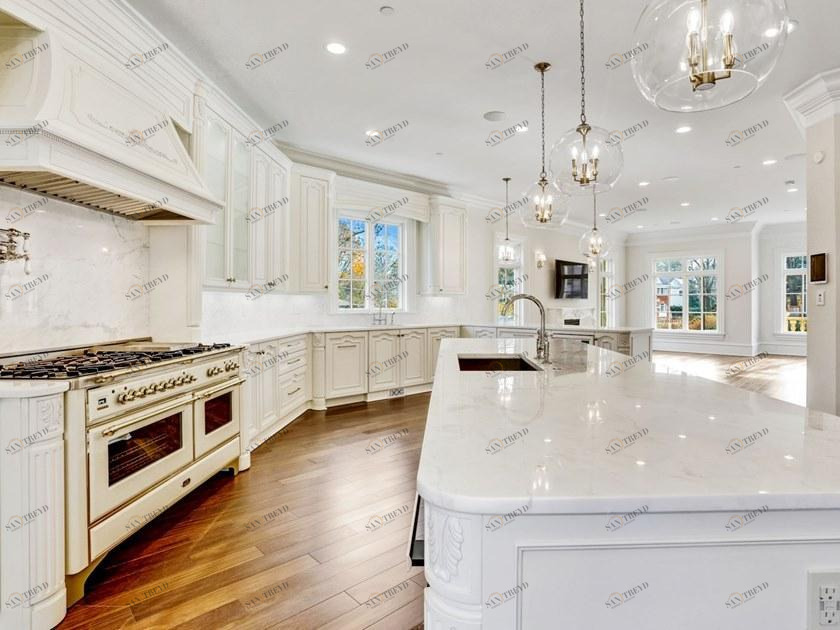 Martini Interiors Кухня из лакированной древесины с островом на заказ Desiderio sun-id-1421790