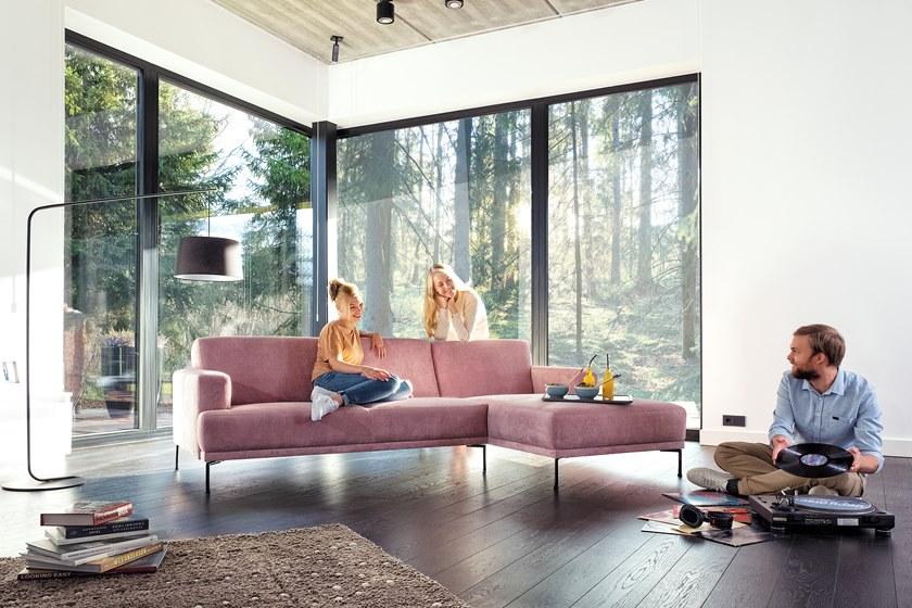 SOFTREND Диван из ткани с шезлонгом Abbott sun-id-1485302 - Вид №2