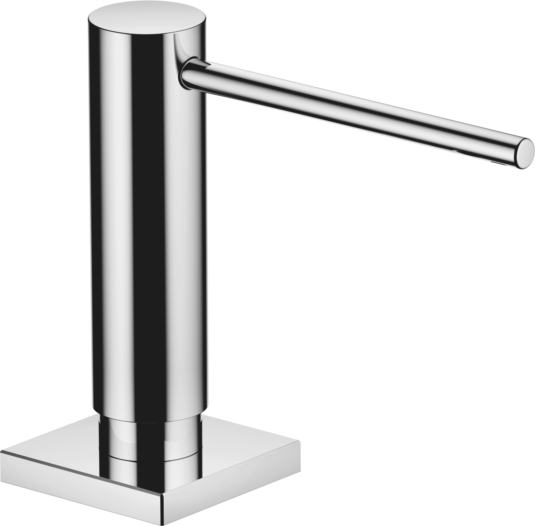 Диспенсер с розеткой - Хром