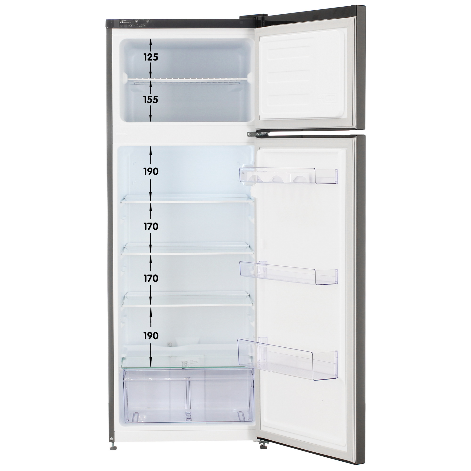 5472051 Холодильник с морозильником   Beko RDSK240M00G серый STDN-0123025 - Вид №1