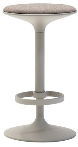 Andreu World Поворотный стул из алюминия с подставкой для ног Hula Bq2796 - Вид №3