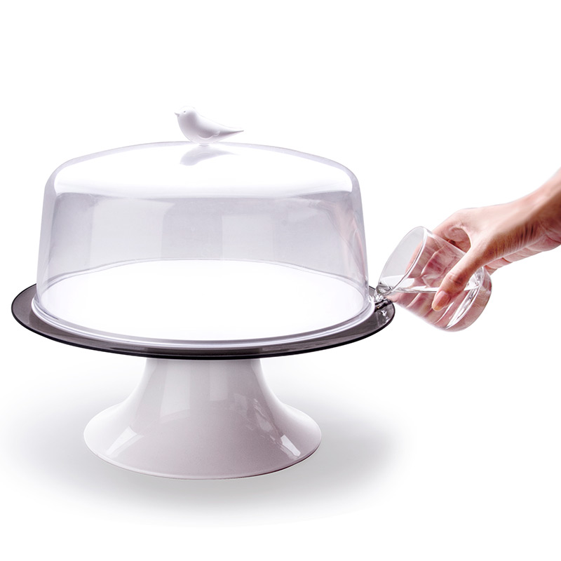 Тортовница белая Sparrow QUALY  00-3869536 Белый  - Вид №1