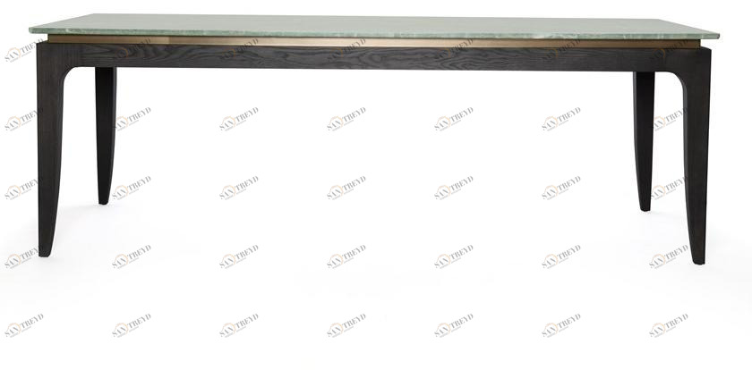 Bellotti Ezio Прямоугольный деревянный стол со столешницей из кварцита Delfi 2018-30
