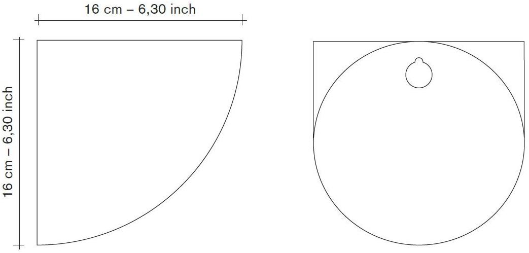 valerie_objects Полка фарфоровая Segments V9018210w/v9018210r  - Вид №11