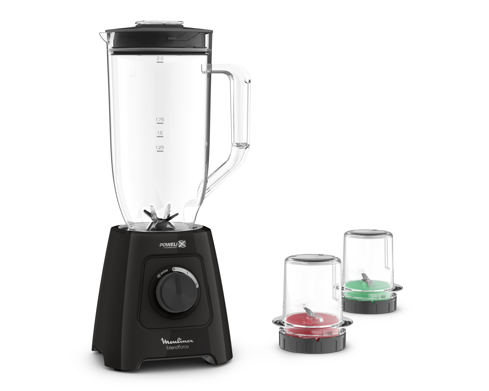 5493303 Блендер стационарный Moulinex Blendforce 2 XXL LM458810 черный STDN-0109938