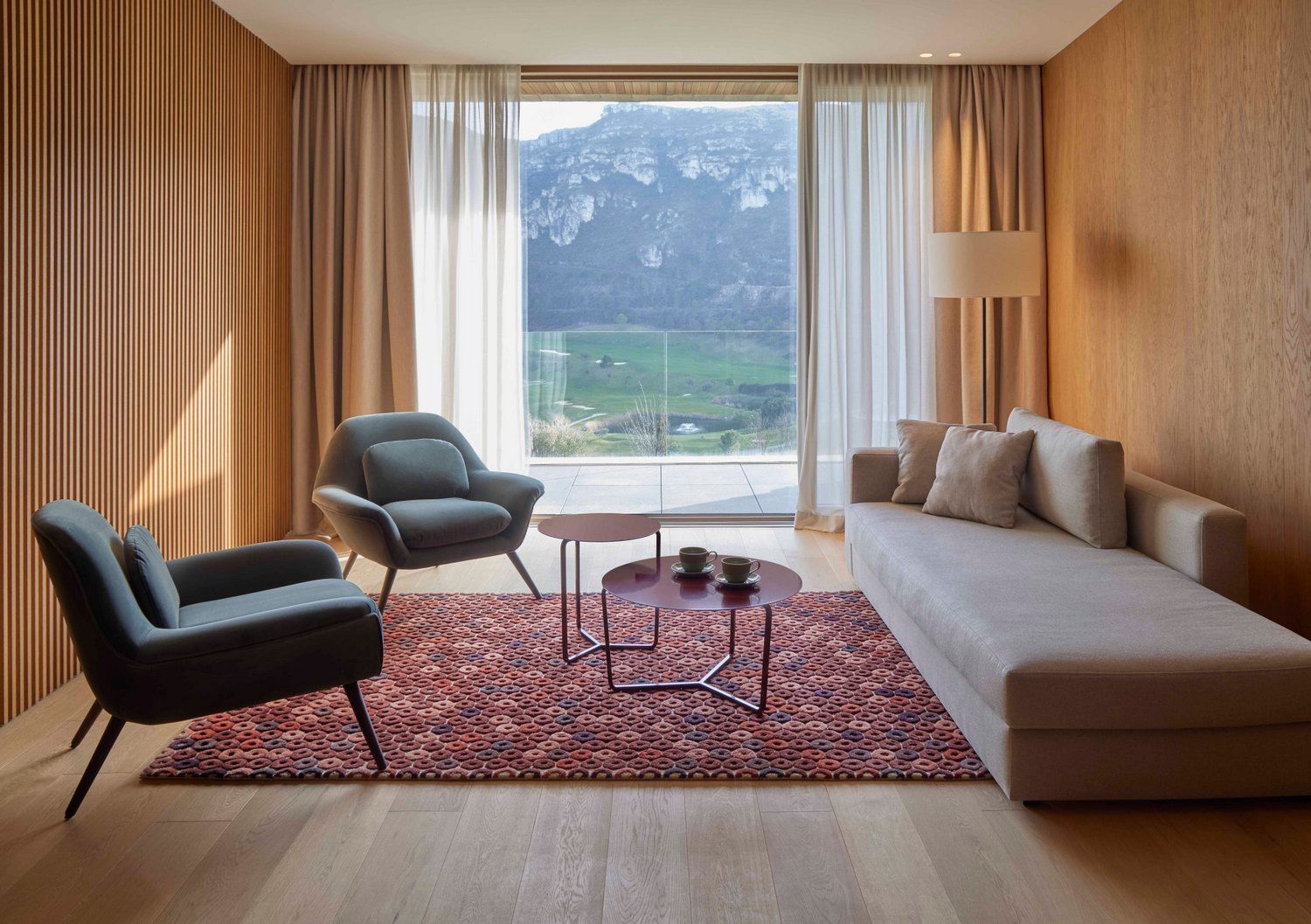 Прямоугольный ковер ручной работы из шерсти с геометрическим рисунком GAN Chimos ARCH-00118187 - Вид №6