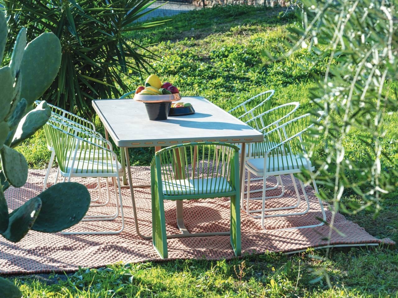 Садовый стул из нержавеющей стали с подлокотниками Coro Sally ARCH-00060414 - Вид №3