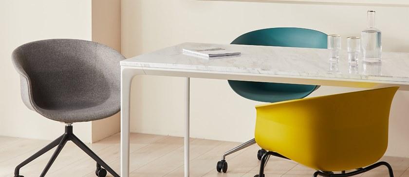 Grado Design Офисный стул из полипропилена с 4-мя спицами на козелке Queen Que-ch-05 - Вид №1