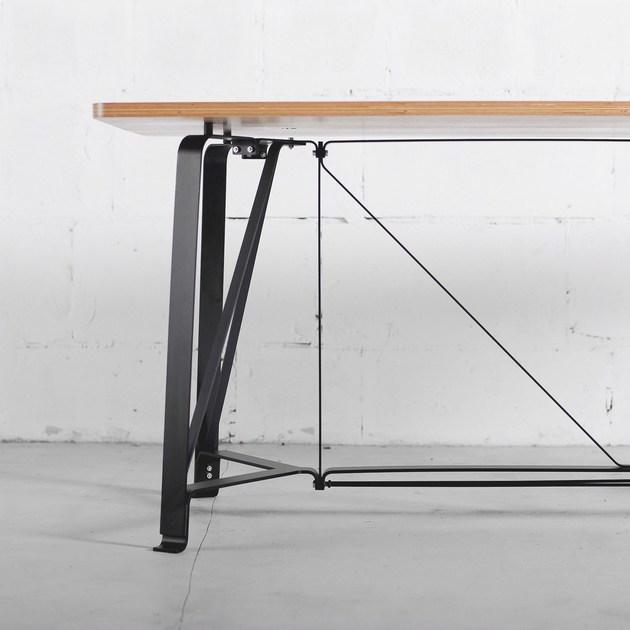 ODESD2 Стол из стали и дерева sun-id-1423399 - Вид №4