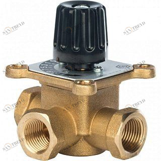 Трехходовой термостатический смесительный клапан 1/2" STOUT 2,5 KVs SVM0003011502