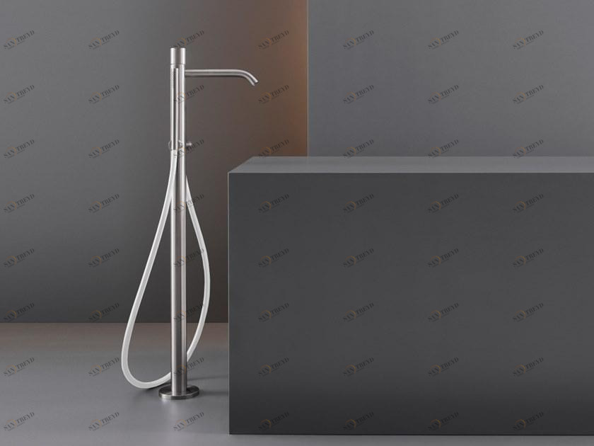 Ceadesign Напольный смеситель для ванны из нержавеющей стали с ручным душем Giotto plus Gio 97
