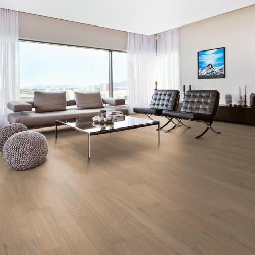 Паркетная доска Kahrs Дуб Прилив Линнея Полуматовая Брашированная 2600200571 - Вид №15