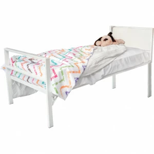 Кровать детская 80х190 с мягкой вставкой в изголовье белая "Лоренцо kids" FRANCESCO ROSSI ЛОРЕНЦО 134704 Белый