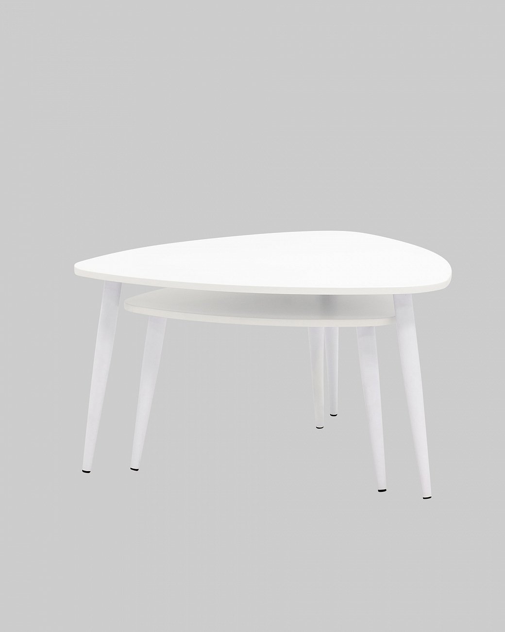 Журнальный столик белый 2 штуки "Агата" STOOL GROUP  00-3958821 Белый  - Вид №2