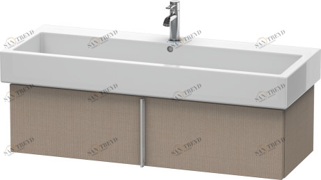 VE610807575 Тумбочка подвесная Vero #VE6108 1150 x 431 мм Лен, декор Duravit