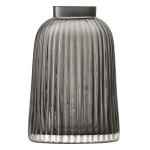 Ваза Pleat, 20 см, серая