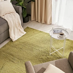Ковер KREAFORTA Shaggy Bosfor 60x110 см зеленый абстрактный 89394316