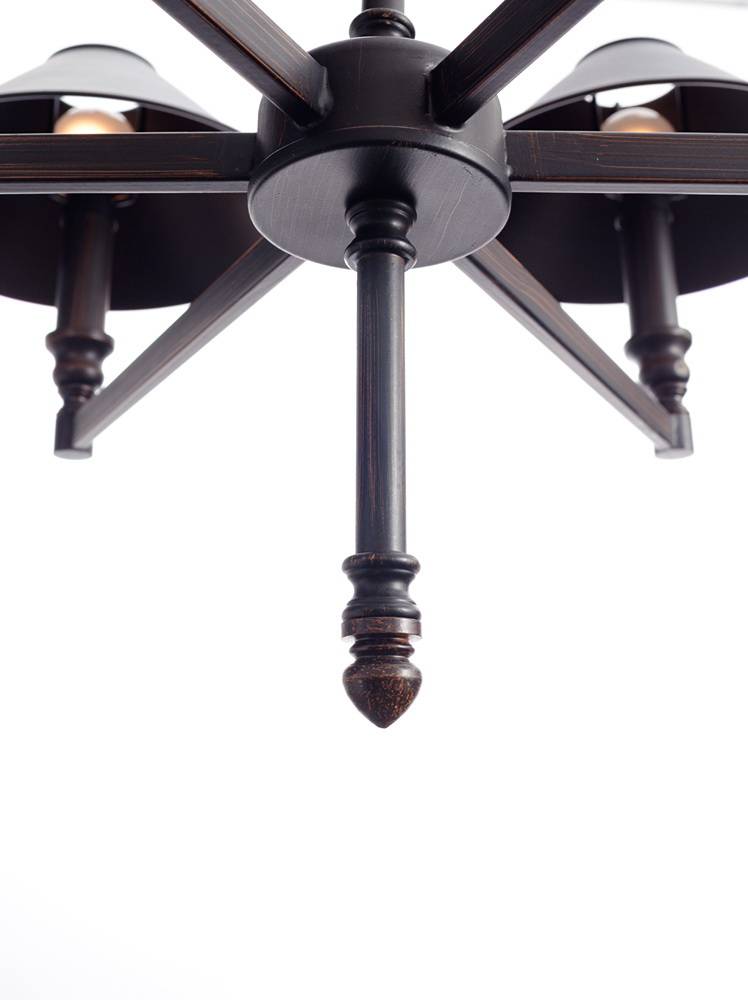 Подвесная люстра Arte Lamp Giordano A2398LM-6BA ARTE LAMP ДИЗАЙНЕРСКИЕ, GIORDANO 056355 Черный  - Вид №1