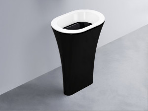 AMLA65-BL+AMPILO-N+AMCOLO-N Раковина Amedeo Ovale отдельностоящая cielo Enjoy + Amedeo