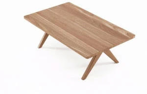 KARPENTER Прямоугольный журнальный столик из тика Tribute Tb02-t